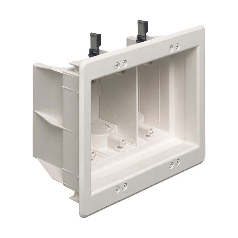 electrical recessed wall boxes|recessed electrical outlet box.